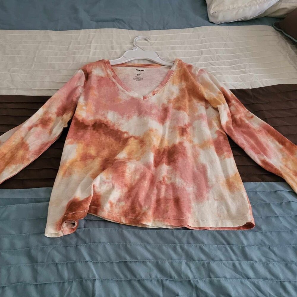 Women's long sleeve shirt by Sonoma size Petite Medium NWOT
